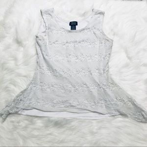 Shannon Ford New York White Lace Tank